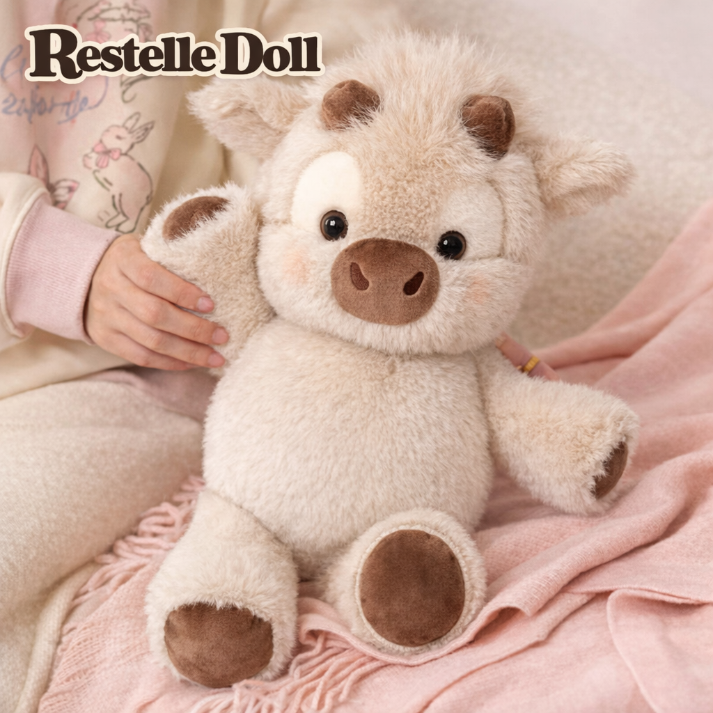 Restelle® Running Highland Cow Plushy