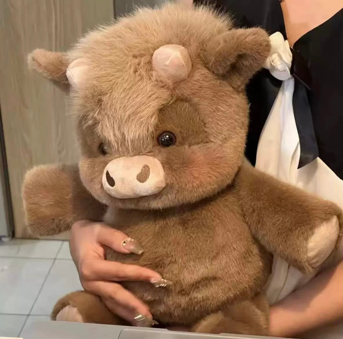 Restelle® Running Highland Cow Plushy